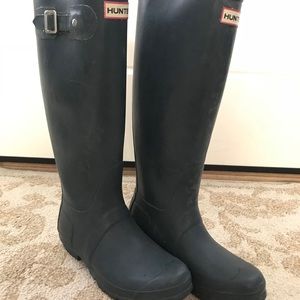 Women’s Black Hunter Rainboots